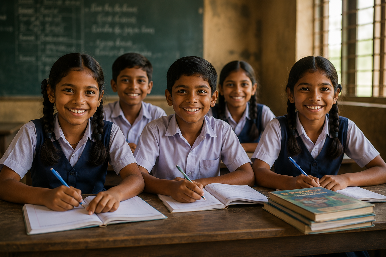 Children learning together